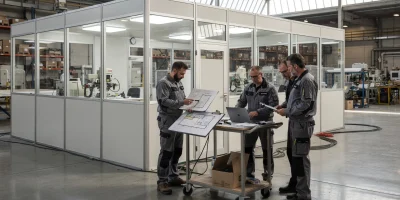 Parete mobile o intervento edilizio? il confine che in audit salta fuori Sopralluogo tecnico in un capannone con pareti mobili divisorie e box industriale interno